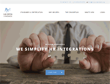 Tablet Screenshot of hropenstandards.org